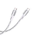 Cavo per alimentazione e sincronizzazione Type-C - Type-C in Silicone Antifiamma 1 m 100W JA030 6921042133713 F4720