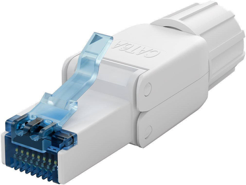 CAT 6A connettore RJ45 non schermato UTP per montaggio senza attrezzi