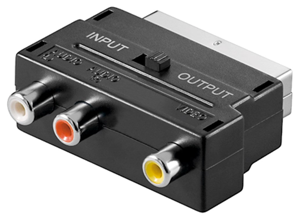 Adattatore da Scart a Video Audio Composito IN/OUT