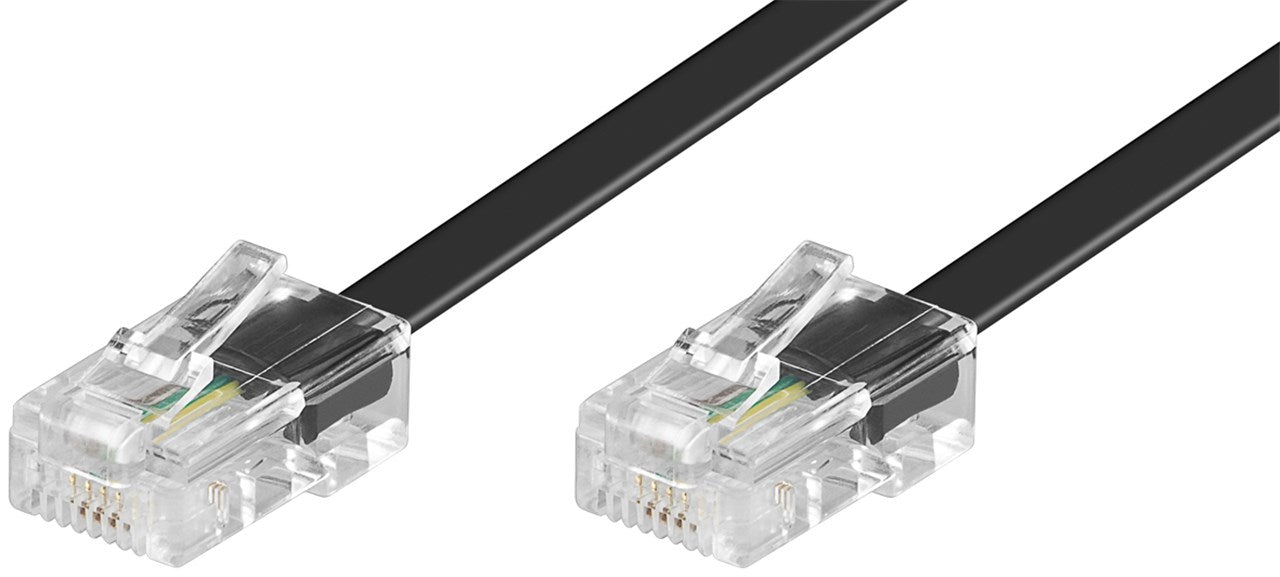 Cavo di collegamento modulare ISDN conduttore di alluminio placcato di rame CCA Spina RJ45 8P4C - Spina RJ45 8P4C