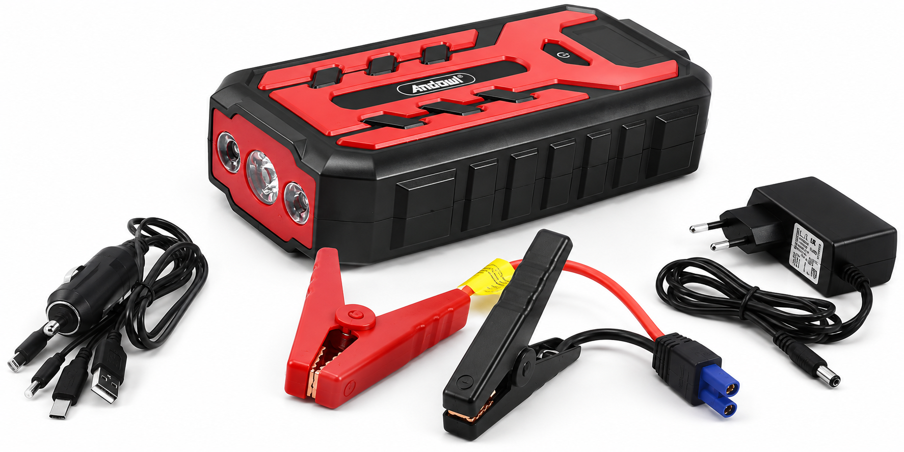 Avviatore Auto Andowl Q-D1020 12V 400A Power Bank 20000 mAh con Torcia 6974752260606 K842