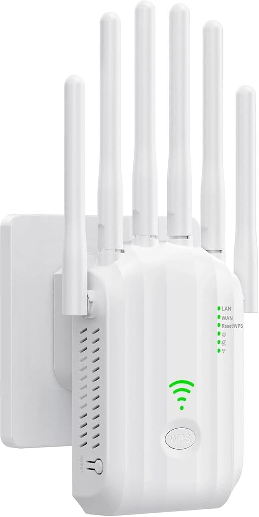 Ripetitore WiFi Dual Band 1200 Mbps con 6 antenne Q-A108 6942437600696 Z588