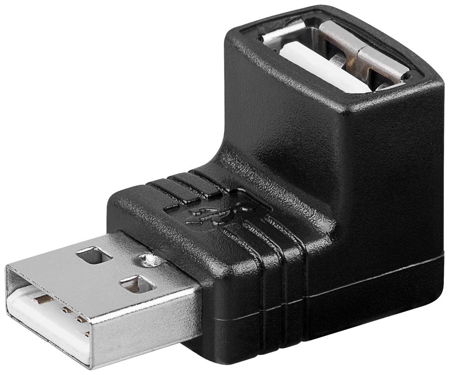 Adattatore USB 2.0 ad alta velocità spina USB 2.0 tipo A - presa USB 2.0 Type A 90°