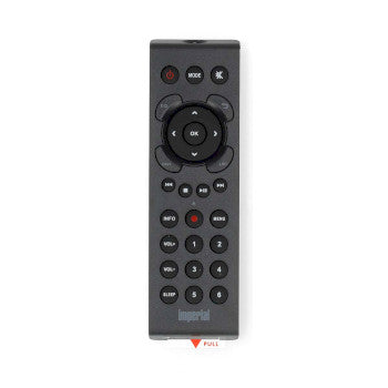 Remote Control DABMAN i160/i170/i310CD/i410BTi510BT/i560CDschwarz with Eject Symbol