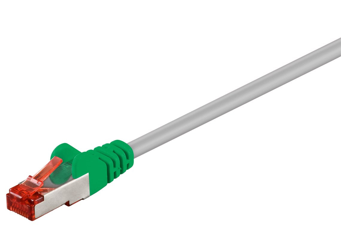 CAT 6 cavo incrociato S/FTP PiMF grigio Verde conduttore di rame CU guaina del cavo senza alogeni LSZH 5 m