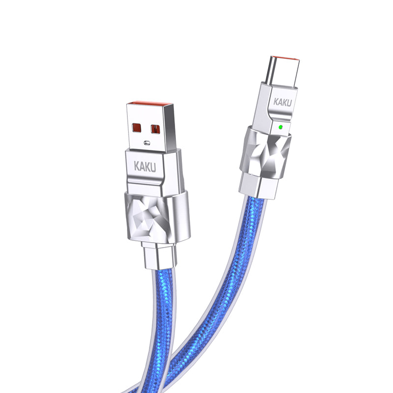 Cavo per alimentazione e sincronizzazione USB Type-C 1m 65W blu KSC-956 6921042132938 F4655