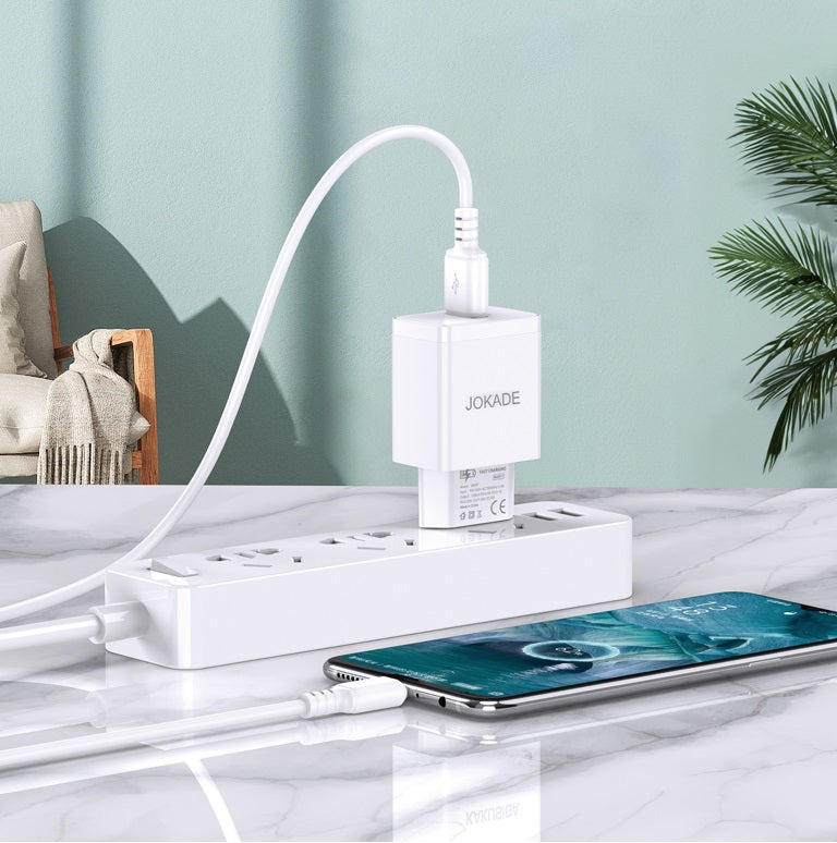 Caricabatterie USB 5V 3A bianco JB097