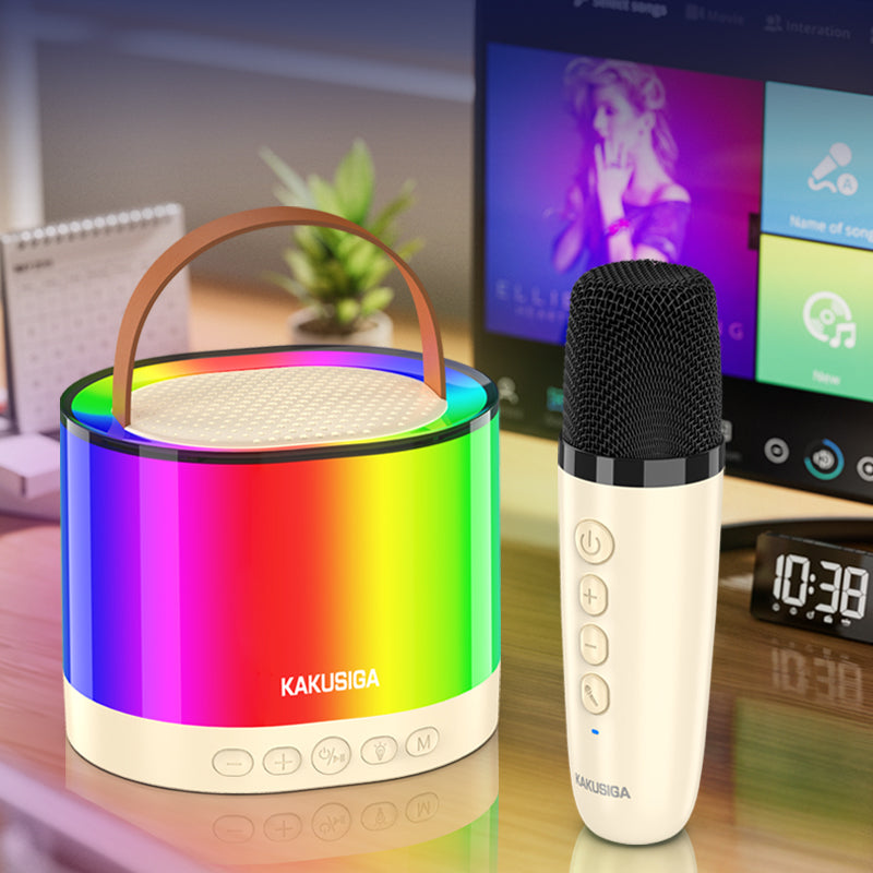 Cassa acustica portatile Bluetooth/SD/AUX luci LED 5W con microfono KSC-1006 F2475