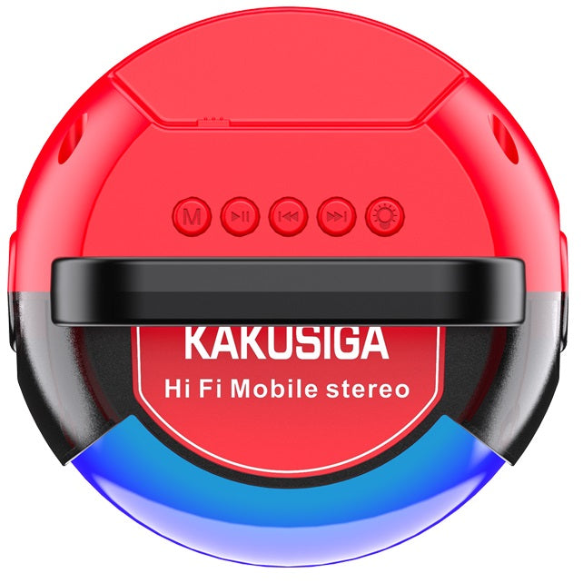 Altoparlante Bluetooth 2x5W Radio FM/USB/SD rosso KK-3204 F2645