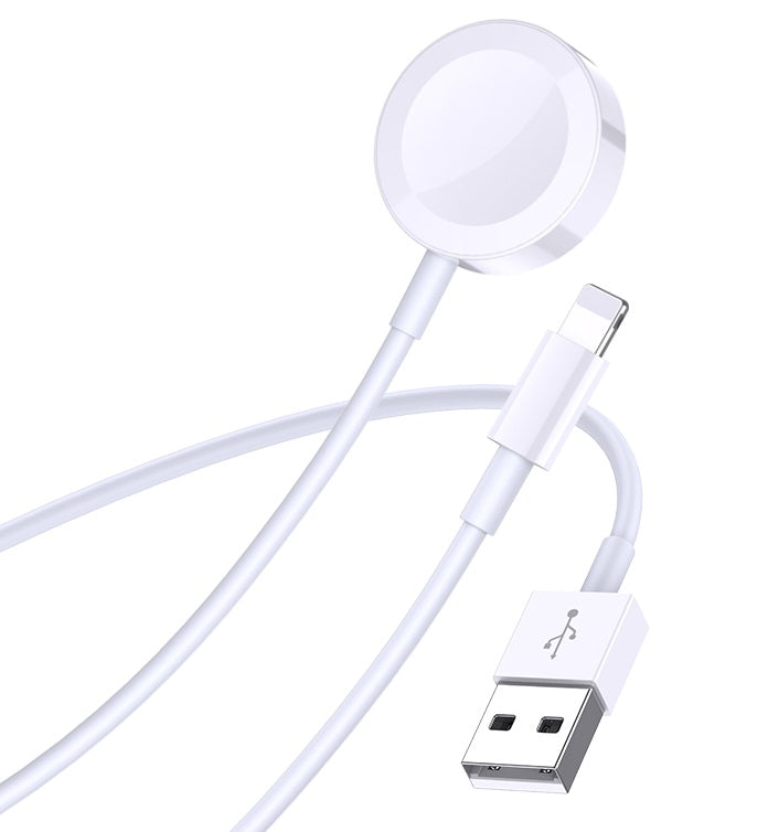 Caricabatterie wireless 2in1 USB/USB Ligtning per iWatch e iPhone JA038 6921042136462 F2990