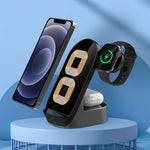 Stazione di Ricarica Wireless 3 in 1 con Supporto da Scrivania 15W 6921042124971 KSC-778 F4690