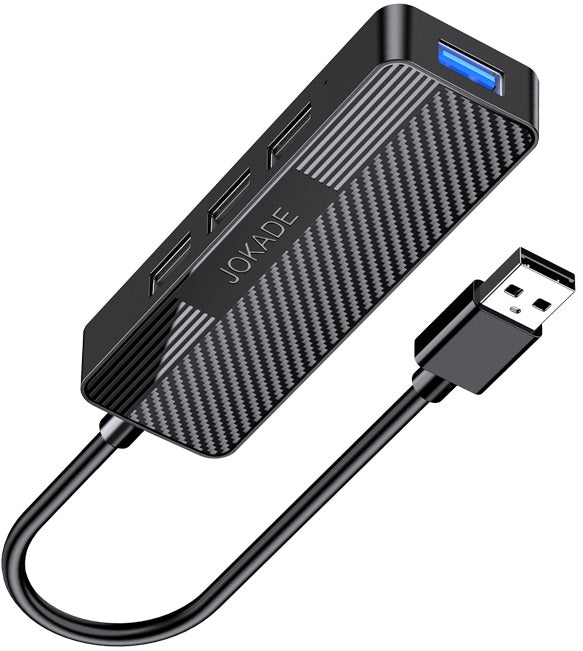 Adattatore hub USB 4 in 1 1xUSB 3.0 e 3xUSB 2.0 nero  JC009-K 6921042138022 F4820