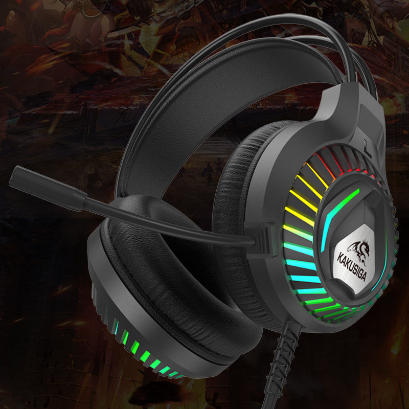 Cuffie da gaming ad archetto con microfono nere KSC-849