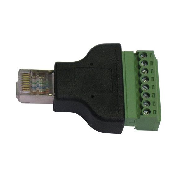 Adattatore RJ45 con morsetti a vite