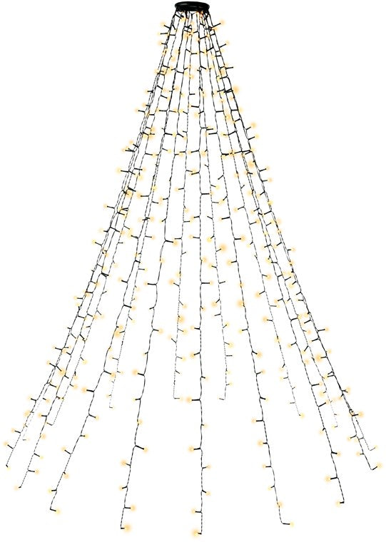 400 LED mantello di luci con anello per albero di Natale 16x 15 m