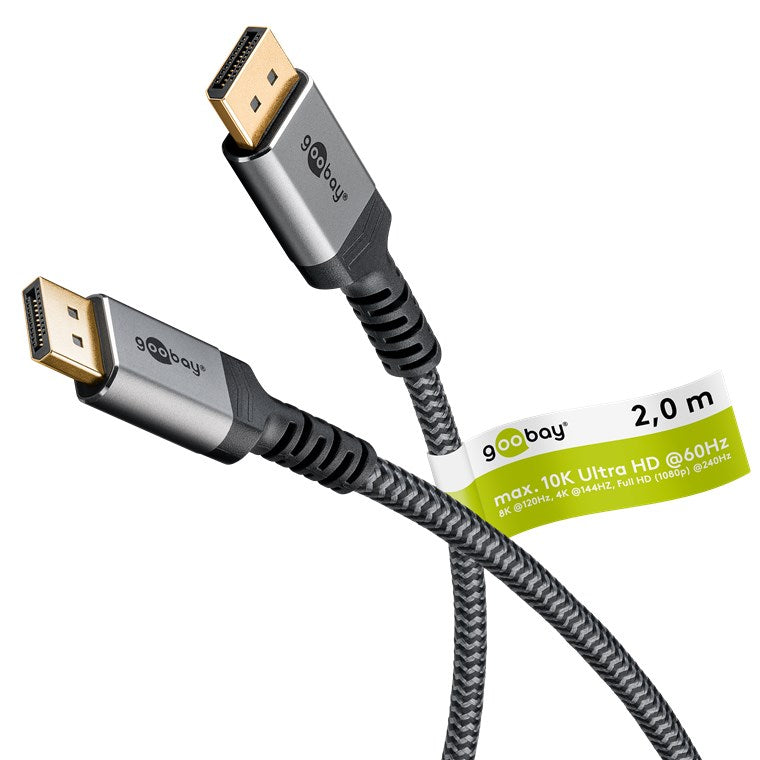 Cavo DisplayPort 2.x 2.0/2.1 80 Gbit/s 16K/60Hz DSC 2 m