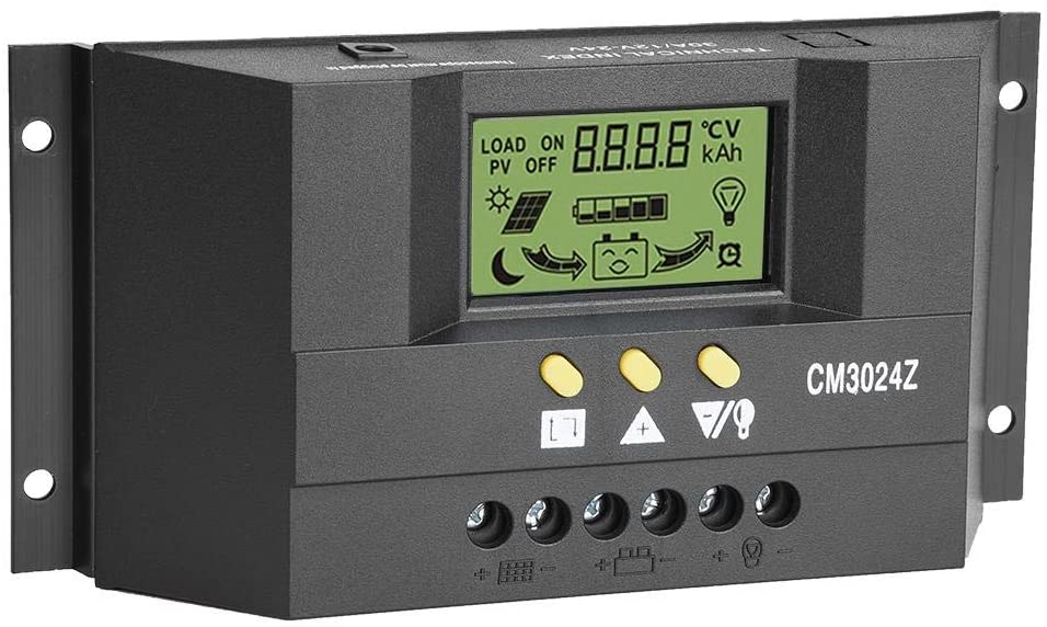 Regolatore di Carica Solare PWM 12/24 V 30A CM3024Z