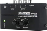 Preamplificatore  per giradischi con controlli