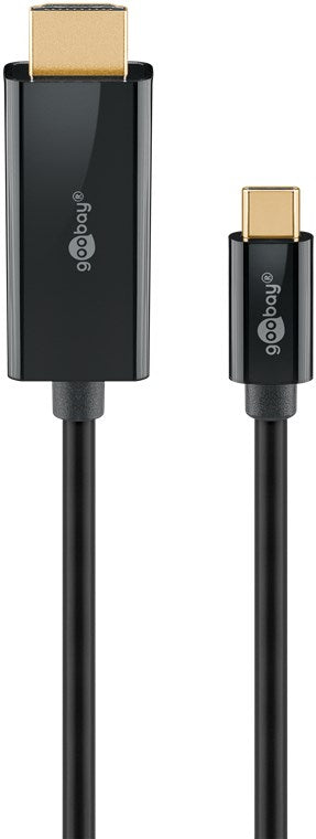 Cavo USB-C a HDMI 4K @ 60 Hz 1 m nero