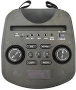 Cassa acustica ricaricabile 2x6" Bluetooth USB/Scheda SD 6606