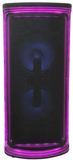 Cassa acustica ricaricabile 2x6" Bluetooth USB/Scheda SD 6606