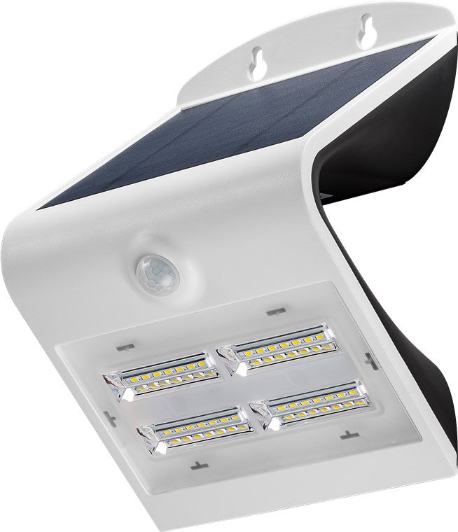 Applique da parete solare a LED con sensore di movimento 32 W bianco