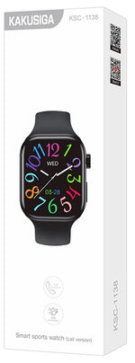 Smartwatch sportivo IP68 con cardiofrequenzimetro e display 2,01" KSC-1138 6921042152264 F4830