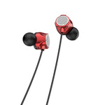 Cuffie auricolari con microfono 1.2m rosse JD040 6921042126364 JD040 F4115