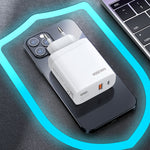 Caricatore rapido 40W USB-C + USB-A bianco con cavo Type-C - Type-C 1m 6921042122441 KSC-813 F4625Caricatore rapido 40W USB-C + USB-A bianco con cavo Type-C - Type-C 1m 6921042122441 KSC-813 F4625