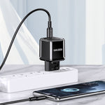Caricabatterie USB-C PD 20W nero con cavo Type-C 1m KSC-1251 69210421415210 F4615