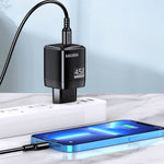 Caricatore USB-C PD 45W doppia porta EU ricarica rapida 6921042146058 KSC-1604 F4005