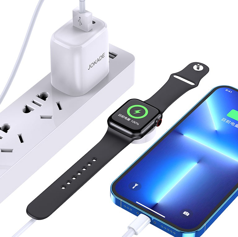 Caricabatterie wireless 2in1 USB/USB Ligtning per iWatch e iPhone JA038 6921042136462 F2990