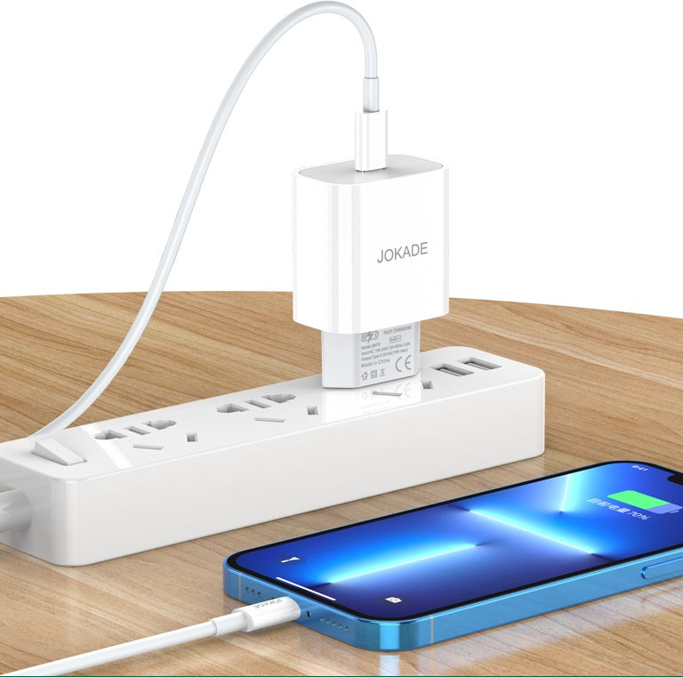 Caricabatterie USB tipo C ricarica rapida 3A 27W bianco JB068 6921042139081 F2970Caricabatterie USB tipo C ricarica rapida 3A 27W bianco JB068 6921042139081 F2970