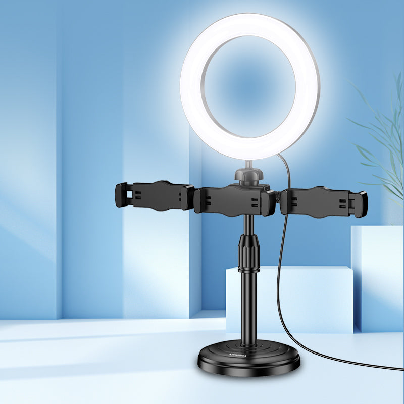 Supporto per smartphone da tavolo con anello LED  KSC-1514 KSC-1514