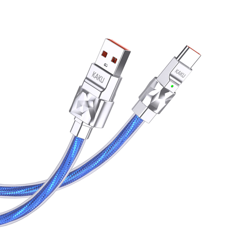 Cavo per alimentazione e sincronizzazione USB Type-C 1m 65W blu KSC-956 6921042132938 F4655