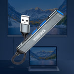 Hub Type-C 4 porte Type-c/USB2.0/USB3.0 nero KSC-1417