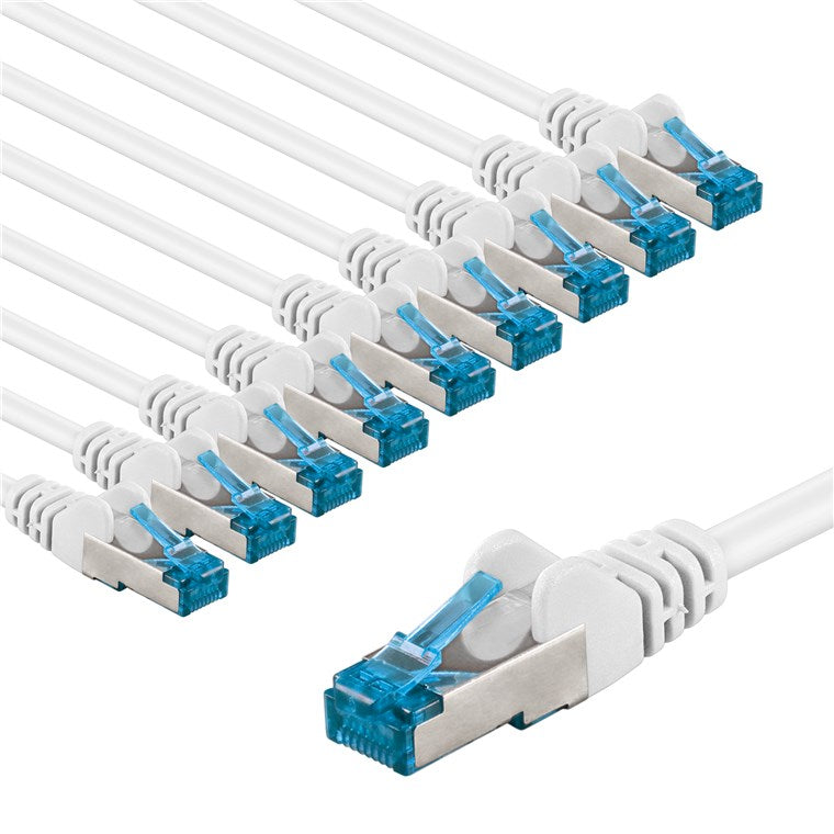 CAT 6A cavo patch S/FTP PiMF 3 m  kit da 10