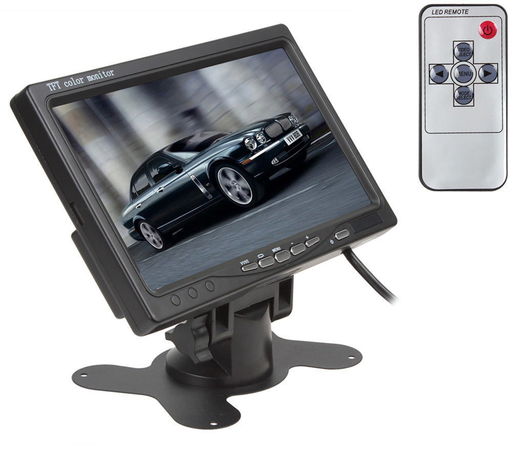 Monitor 7" TFT LCD - doppio ingresso RCA