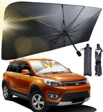 Ombrello parasole per auto 132x75cm WB2395