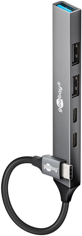 Hub USB Slim a 5 porte da USB-C a USB-C/USB-A 5 Gbit/s