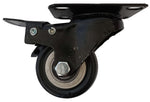 Ruota per armadio rack con freno E6010