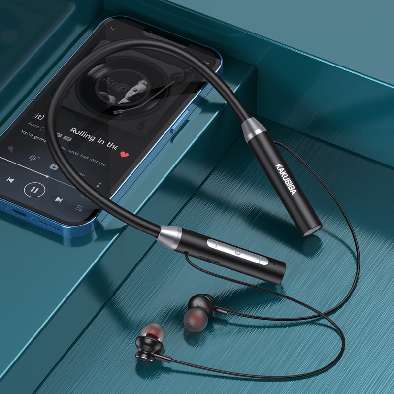 Cuffie auricolari da collo Bluetooth nere  KSC-833 F2820