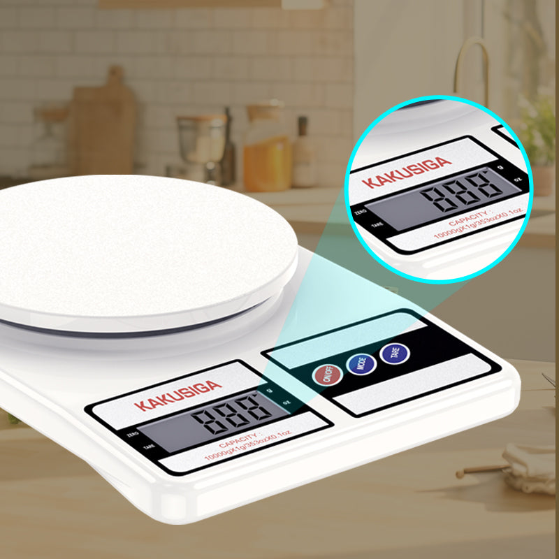Bilancia elettronica da cucina bianco 1g-10kg KSC-1577
