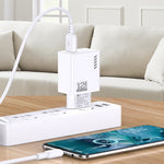 Caricatore micro USB  5V/2.4A 12W bianco KSC-1236