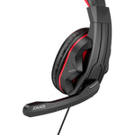 Cuffie ad archetto da gaming con microfono nere JD013