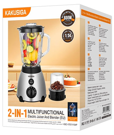 Frullatore elettrico multifunzione 2 in 1 800W KSC-1707 6921042144986 F4455