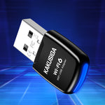 Scheda di rete WiFi USB nero KSC-1424