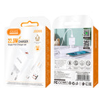 Caricabatterie USB micro 22.5W bianco JB098