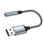 Adattatore audio jack 3.5mm - USB  6921042140117 JC010 F4070