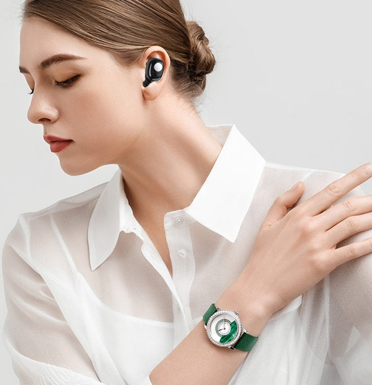 Mini auricolare bluetooth nero JI002 6921042125589 F4420